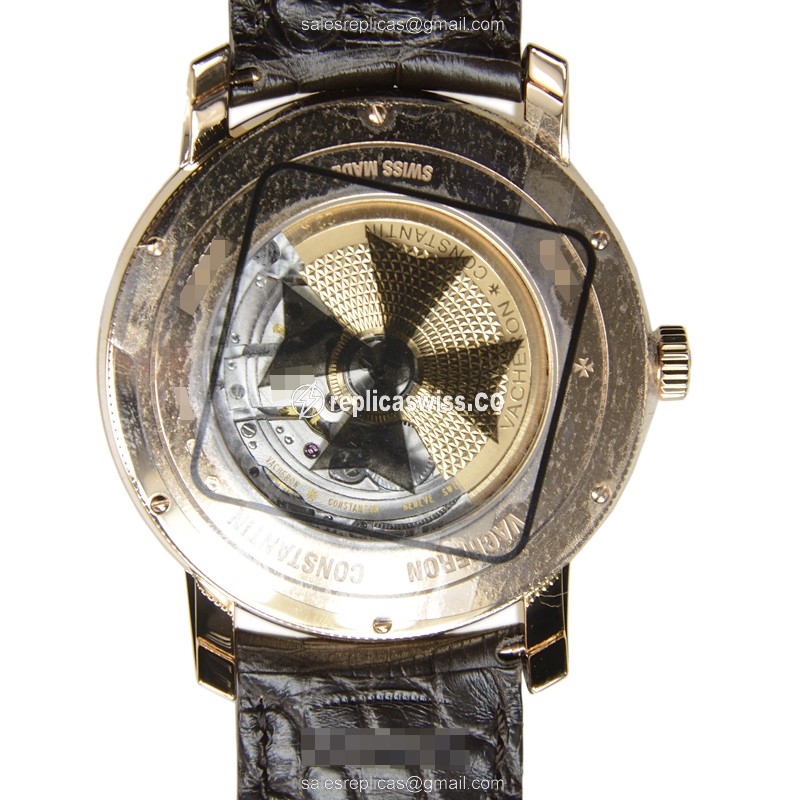Vacheron Traditionnelle Watch - Auto - Rose Gold - White - View 4