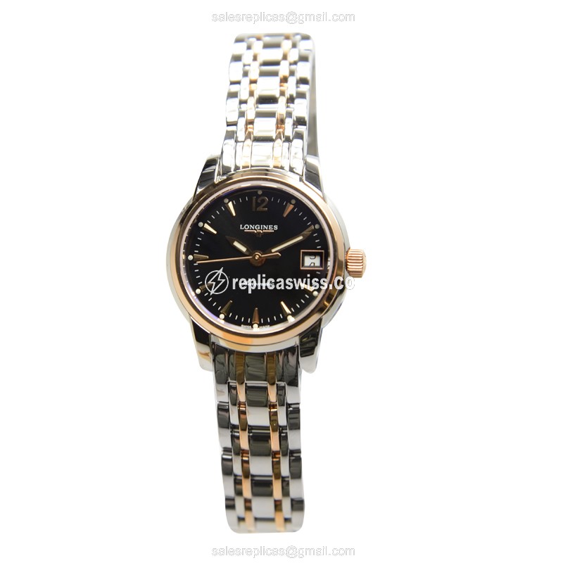 Longines L2.263.5.52.7 Replica - SAINT IMIER Auto - 18kt Rose Gold/Steel Case - View 2
