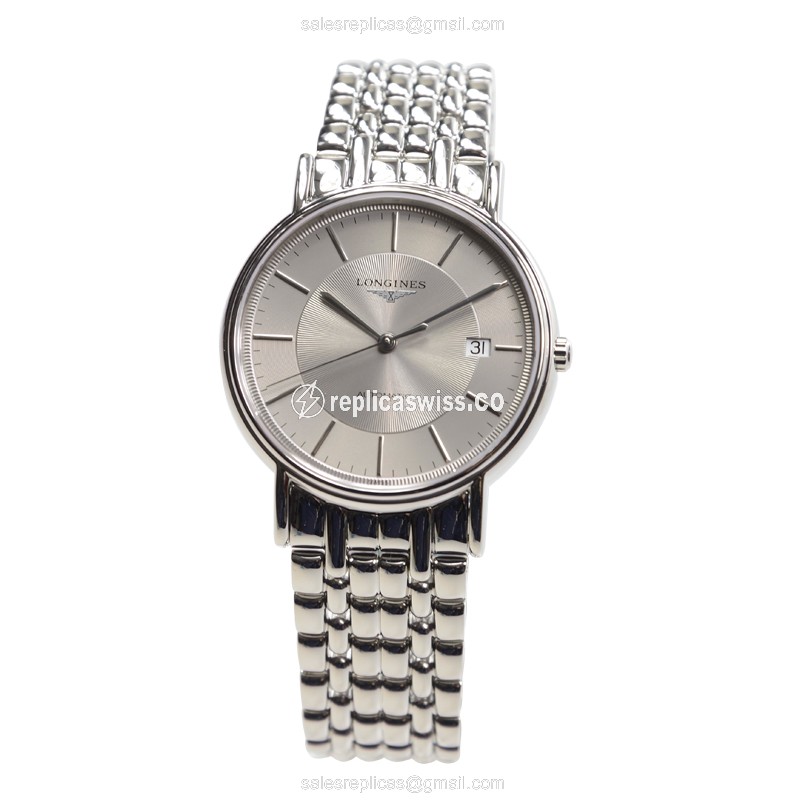 Rolex L4.921.4.78.6 Replica - Automatic - Steel Case, Silver Dial - Stainless Steel Clasp, Silver Strap - View 2
