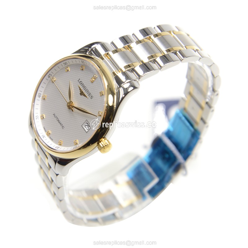 Rolex L2.518.5.77.7 Replica | Automatic | Gold & Steel Case | Silver Dial - View 3