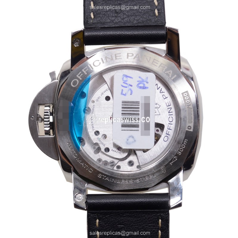 Panerai Luminor Replica - Automatic - Steel - Black Dial - View 3