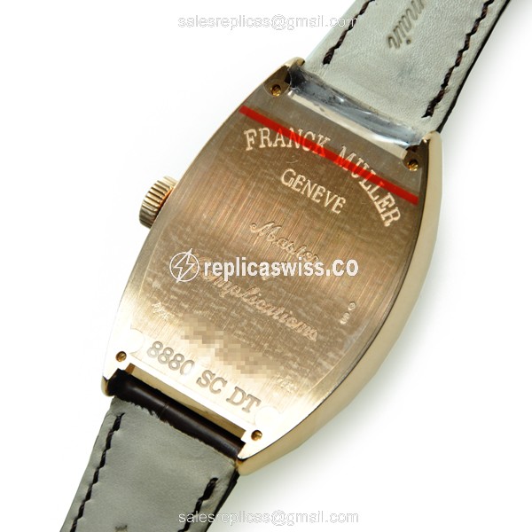 Franck Muller 8880 SC DT (5N) CASABLANCA Automatic 18kt Rose Gold - View 3
