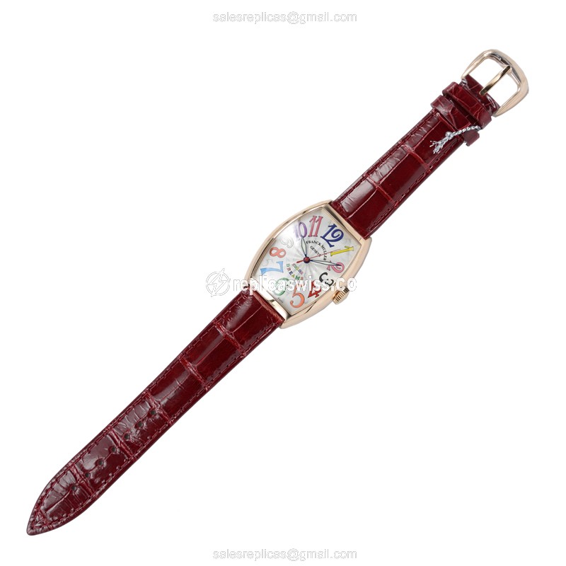 Franck Muller 5850 SC COL DRM (5N) CINTREE CURVEX Automatic 18kt Rose Gold - View 2