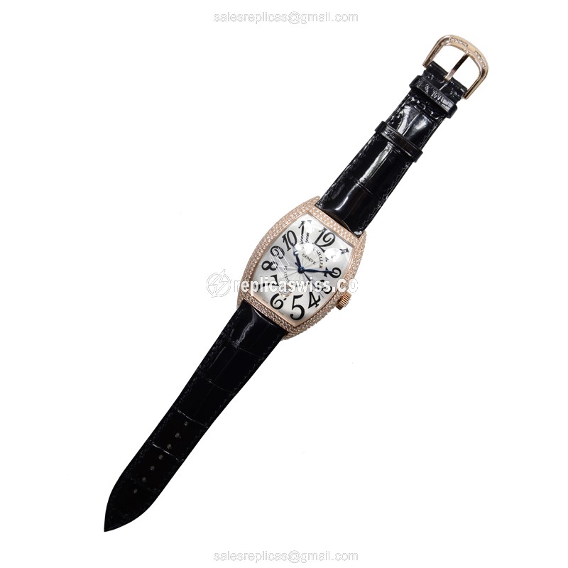 Franck Muller 8880 SC DT D (5N) MASTER OF COMPLICATION Automatic 18kt Rose Gold & Diamonds - View 2