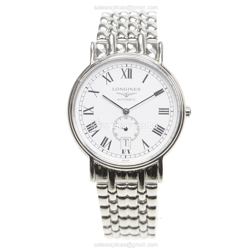 Rolex L4.805.4.11.6 Replica - Automatic - Steel Case, Silver Dial - Silver Clasp & Steel Strap - View 2