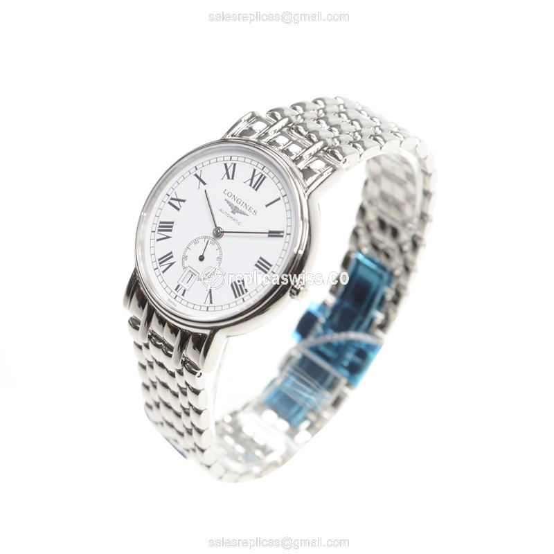 Rolex L4.805.4.11.6 Replica - Automatic - Steel Case, Silver Dial - Silver Clasp & Steel Strap - View 3