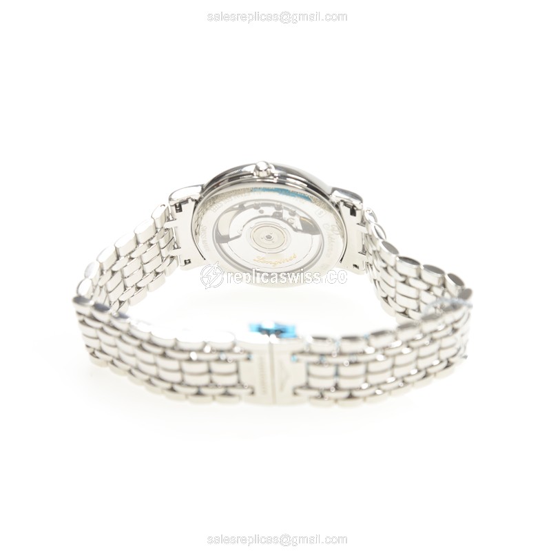 Rolex L4.805.4.11.6 Replica - Automatic - Steel Case, Silver Dial - Silver Clasp & Steel Strap - View 4