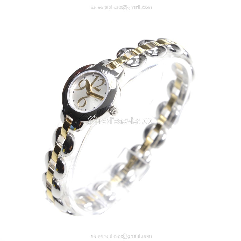 Tissot T-TREND Quartz - Silver Dial - Steel Case - Silver Strap - View 3