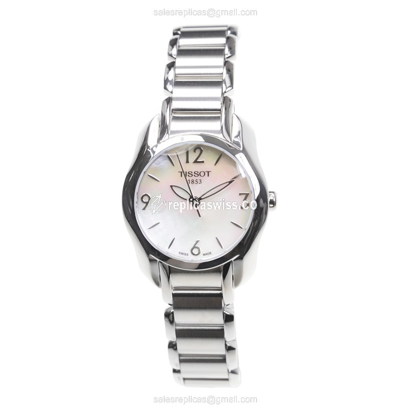 Rolex T-LADY Quartz Watch - White Dial - Stainless Steel Case & Band - View 2