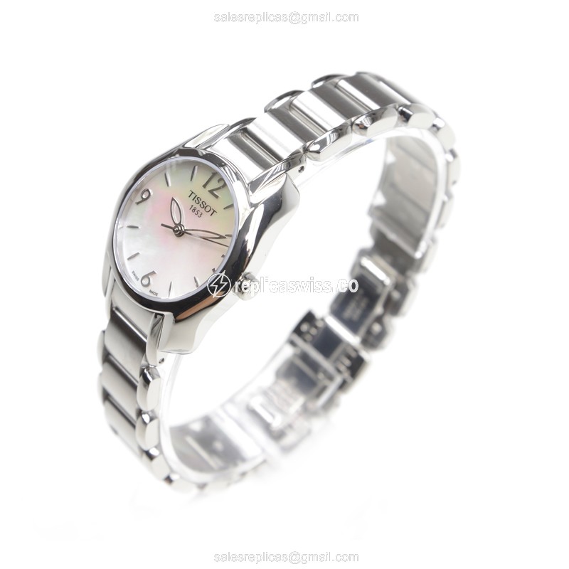 Rolex T-LADY Quartz Watch - White Dial - Stainless Steel Case & Band - View 3