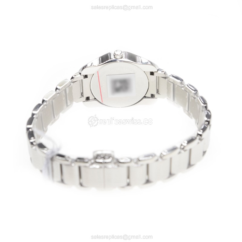 Rolex T-LADY Quartz Watch - White Dial - Stainless Steel Case & Band - View 4