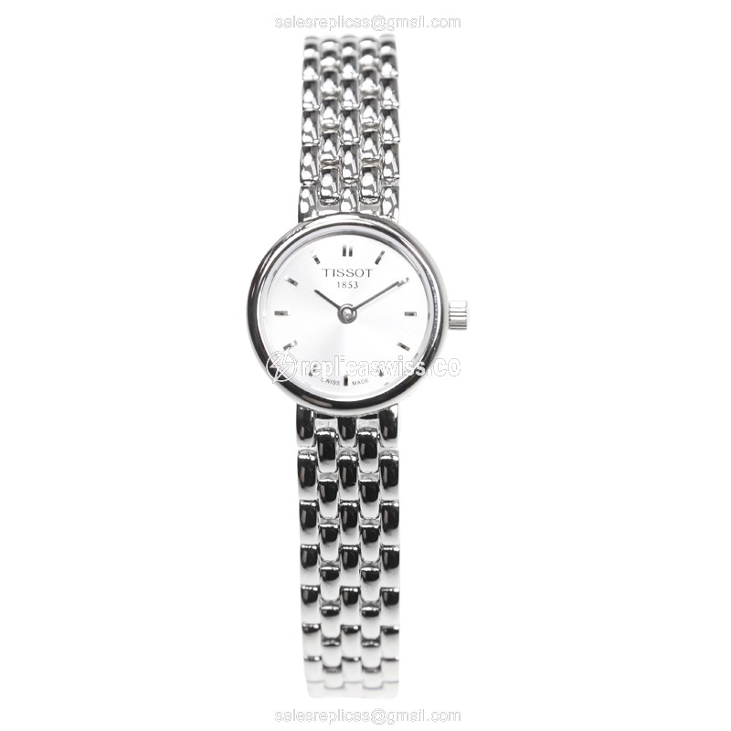 Tissot T-LADY Replica - Quartz - Silver Dial - Steel Case & Band - View 2