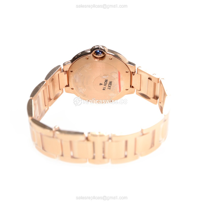 Cartier WE902026 BALLON BLEU Automatic 18kt Rose Gold - View 4