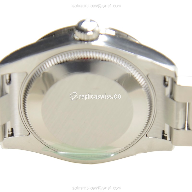 Rolex Lady Datejust Replica - Automatic - White Dial - Silver Steel Strap - View 4