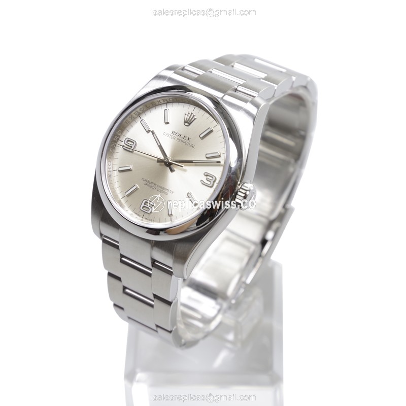 Rolex 116000SV369 OYSTER - Automatic - Steel Case - Silver Dial - Steel Band - View 3