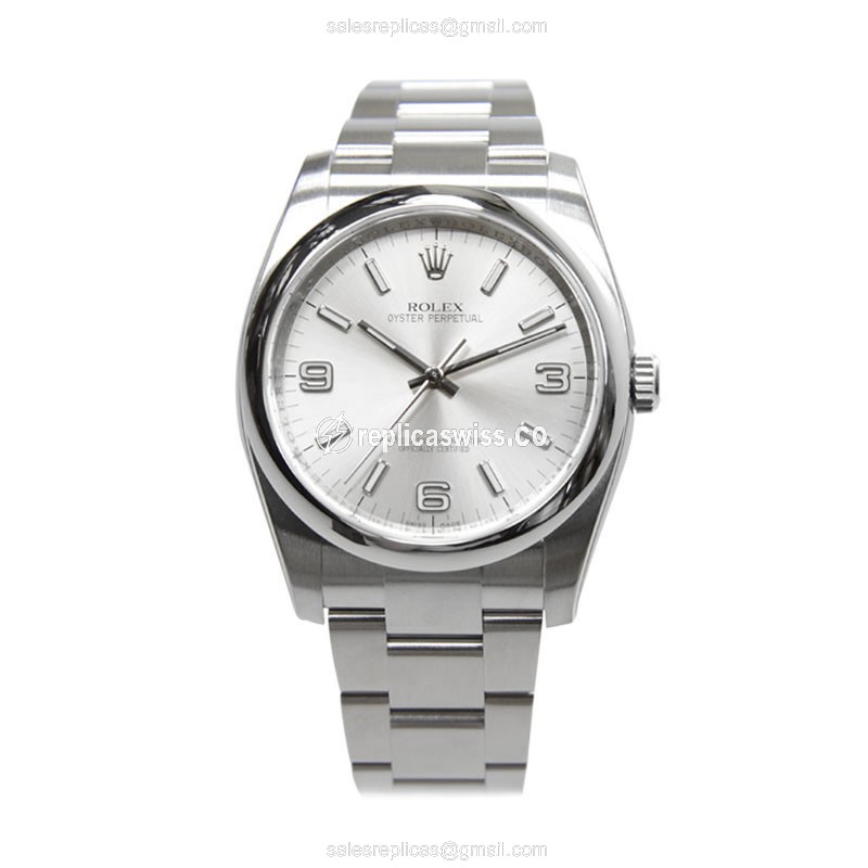 Rolex 116000SV369 OYSTER - Automatic - Steel Case - Silver Dial - Steel Band - View 2