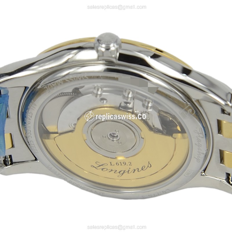 Rolex L4.774.3.22.7 Replica - Automatic | 18kt Gold & Steel | White Dial | Silver Clasp - View 4
