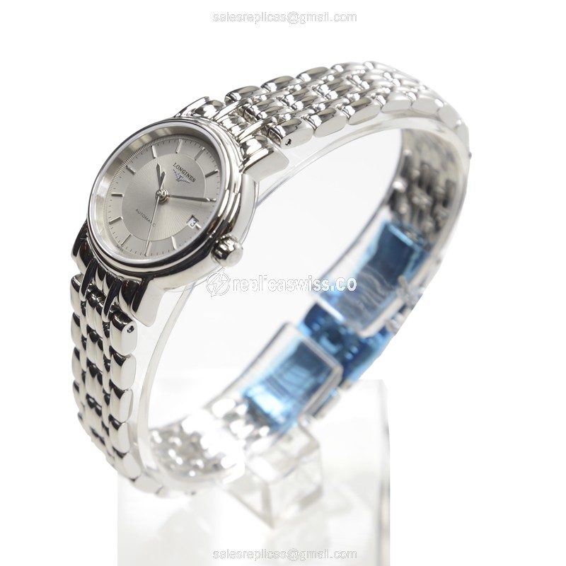 Longines Presence Replica - Stainless Steel - Automatic - Silver Dial - View 3