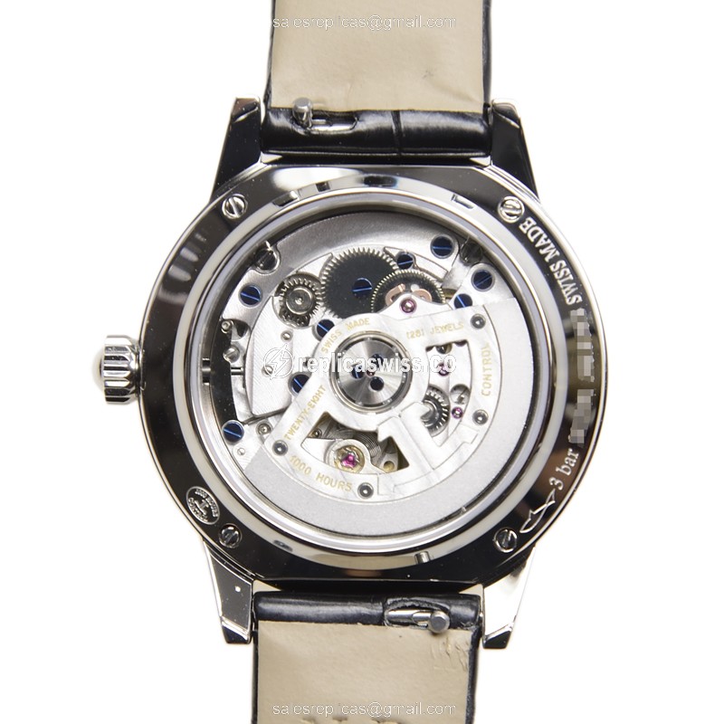Jaeger-Lecoultre Q3468421 Rendez-Vous Replica - Automatic - White Dial - Black Alligator Strap - View 3