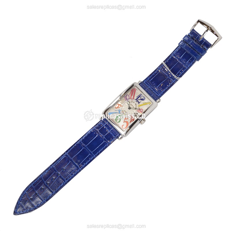 Franck Muller 1000 SC COL DR AC LONG ISLAND Replica | Automatic | Steel Case | Silver Dial - View 2