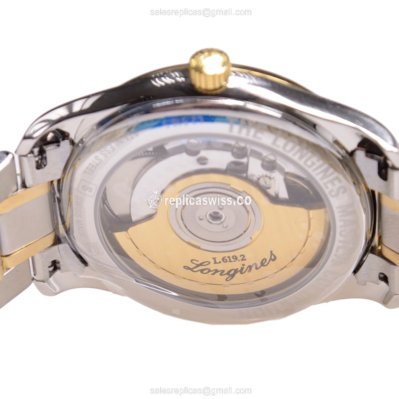 Longines L2.518.5.57.7 Replica | Automatic PVD Gold - Black Dial - View 4