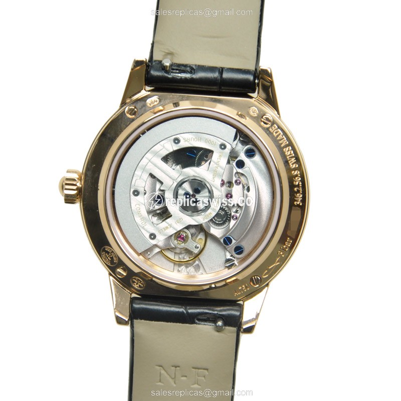 Jaeger-Lecoultre Q3462521 Rendez-Vous Automatic 18kt Rose Gold & Diamond Dial Black Alligator Buckle - View 3
