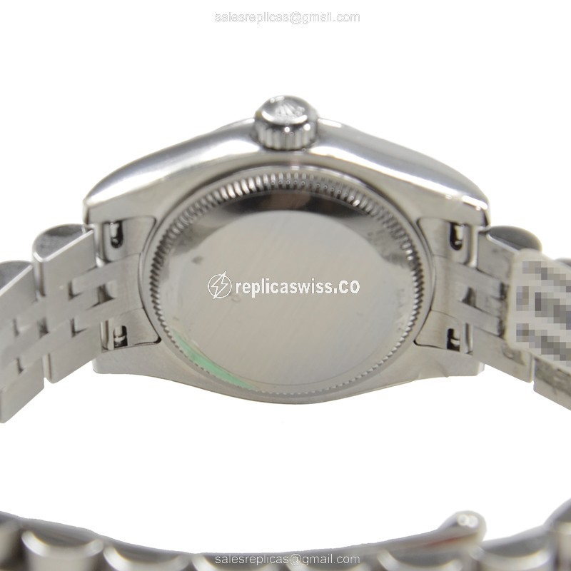 Rolex Lady Datejust Replica - Automatic | Blue Dial | Silver Clasp | Steel Strap - View 4