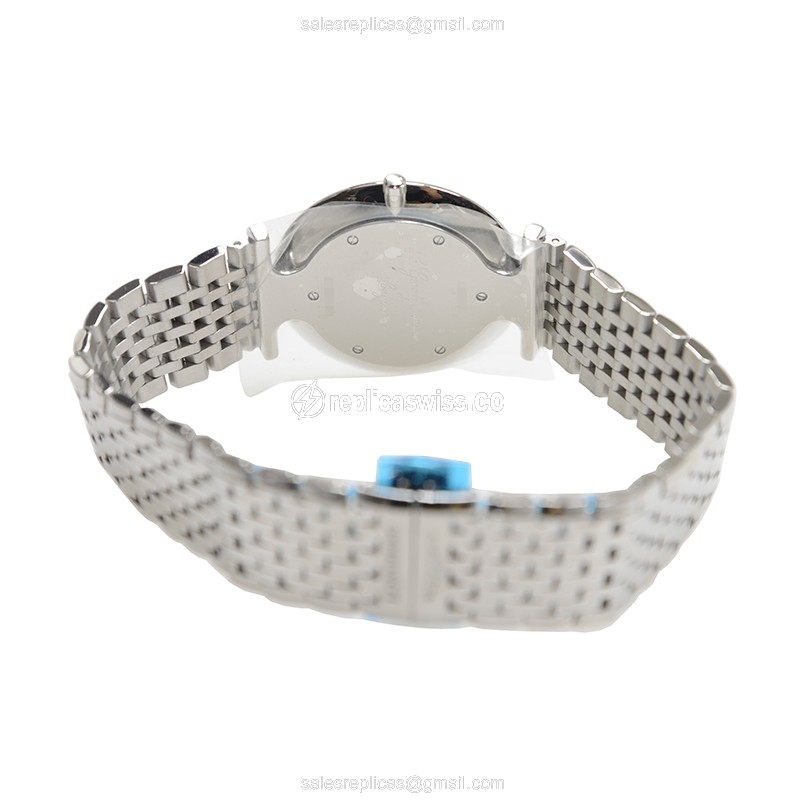 Longines LA GRANDE Quartz - White Dial - Stainless Steel Case - Silver Band - View 4