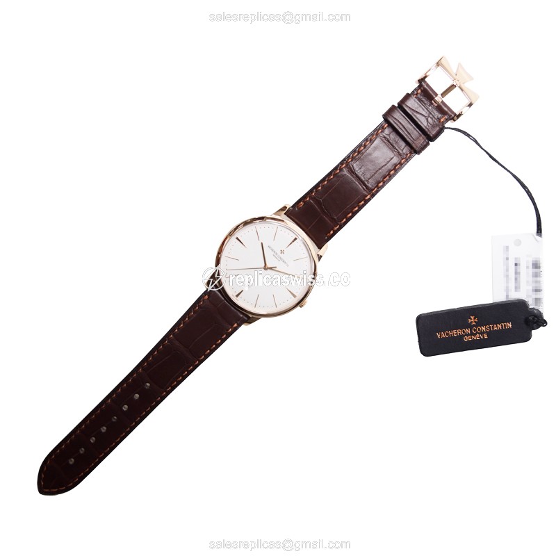 Vacheron Patrimony Replica - Automatic - Gold - White Dial - View 2
