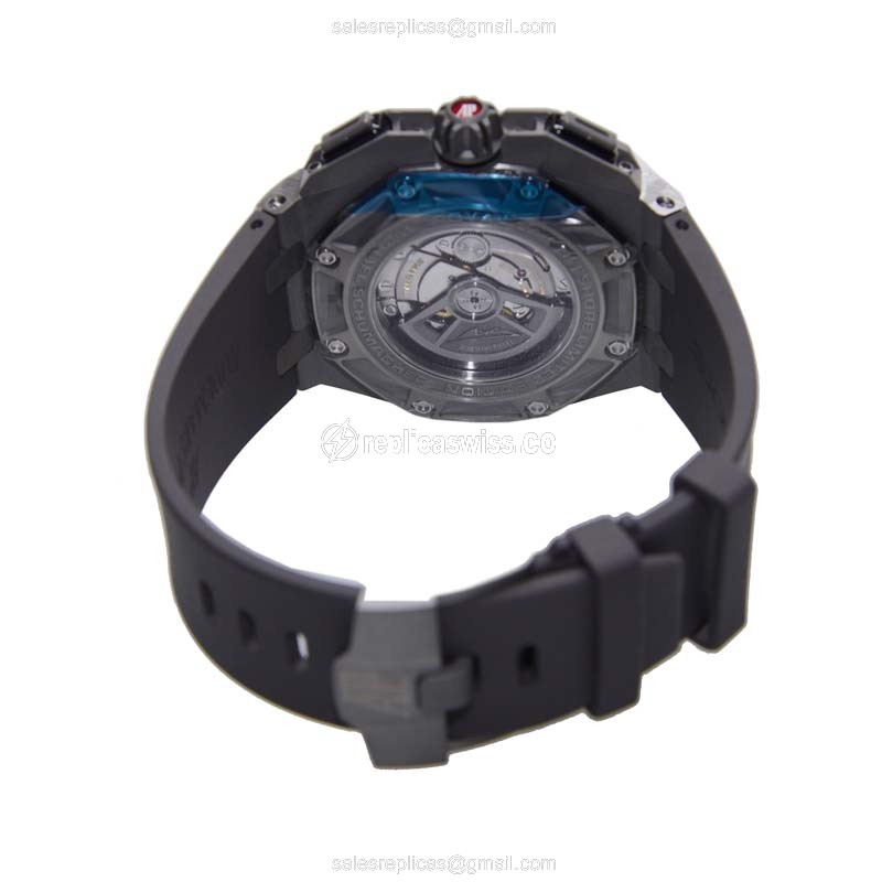 Audemars Piguet Royal Oak Offshore Replica - Automatic Titanium - Dark Grey - Rubber Grey Buckle - View 4
