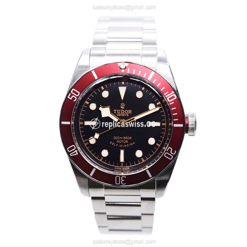 Tudor Heritage Black Bay Replica - Automatic - Steel - Black - View 2