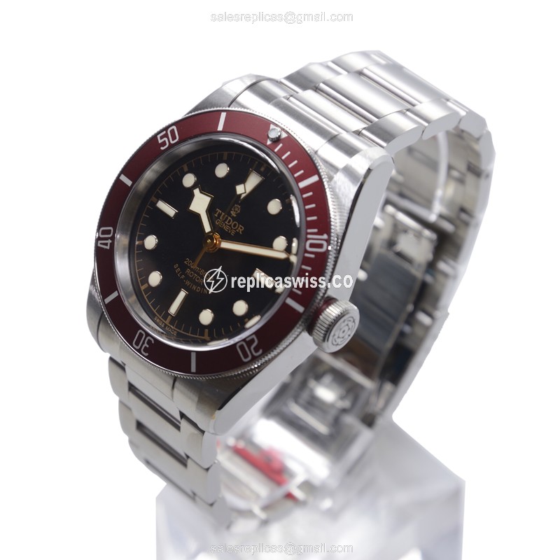 Tudor Heritage Black Bay Replica - Automatic - Steel - Black - View 3