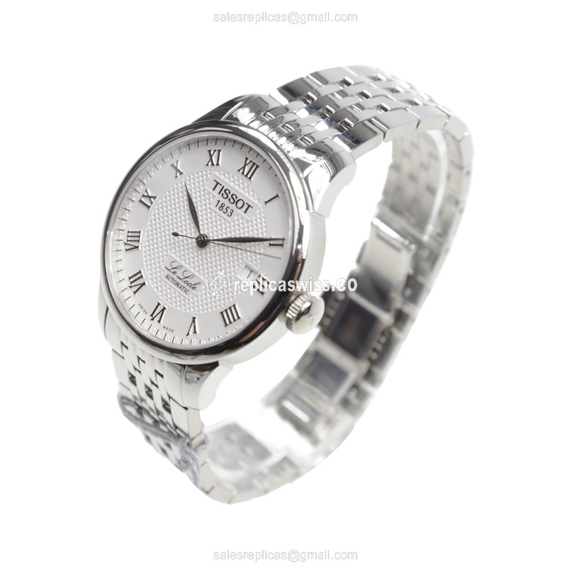 Tissot T-CLASSIC Replica - Automatic - Stainless Steel - Silver Dial - Steel Strap - View 3