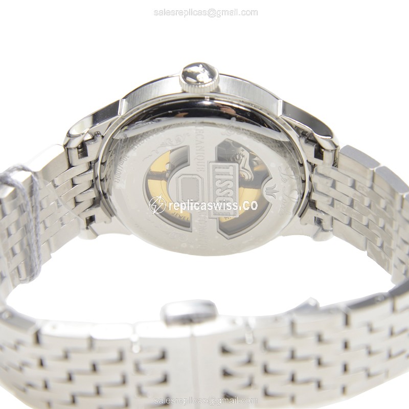 Tissot T-CLASSIC Replica - Automatic - Stainless Steel - Silver Dial - Steel Strap - View 4