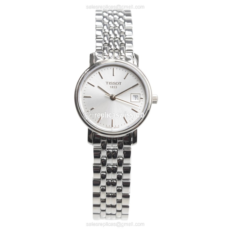 Rolex T-CLASSIC Quartz Replica - Silver Dial - Stainless Steel Case & Band - View 2