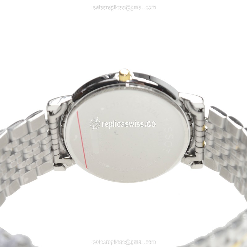 Rolex T-Classic Quartz Replica - Stainless Steel - White Dial - Silver Clasp - View 4