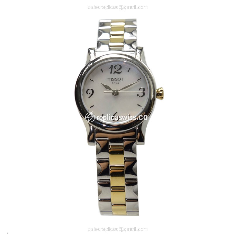 Tissot T-CLASSIC Quartz - White Dial - Steel Case - Silver Strap - View 2