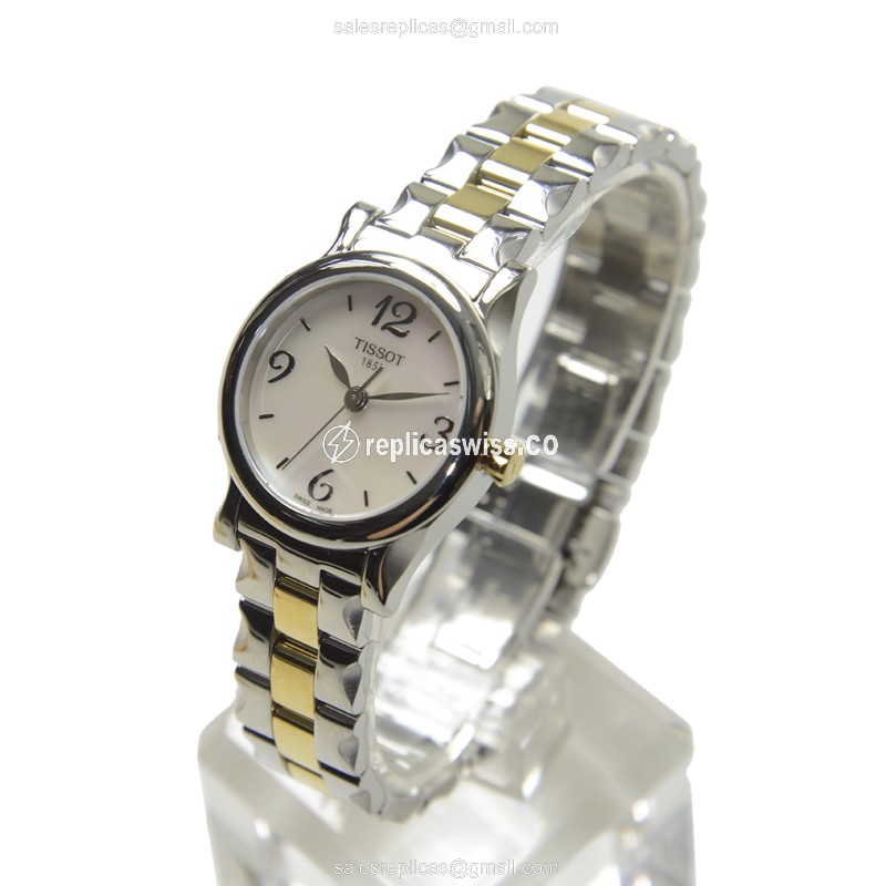 Tissot T-CLASSIC Quartz - White Dial - Steel Case - Silver Strap - View 3