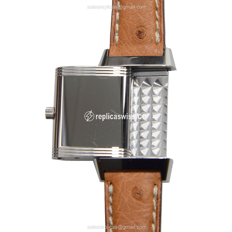 Jaeger-Lecoultre Q2608411 REVERSO - Manual - Silver Dial - Brown Leather - Sapphire Crystal - View 4