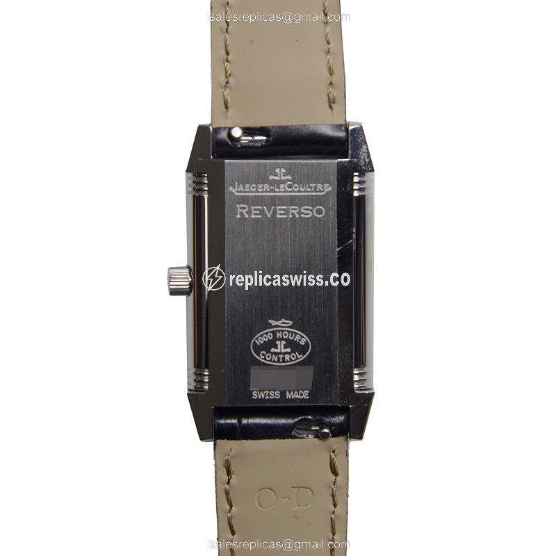 Jaeger-Lecoultre Q2618412 Replica - Quartz - Stainless Steel - Silver Dial - Black Alligator Strap - View 3