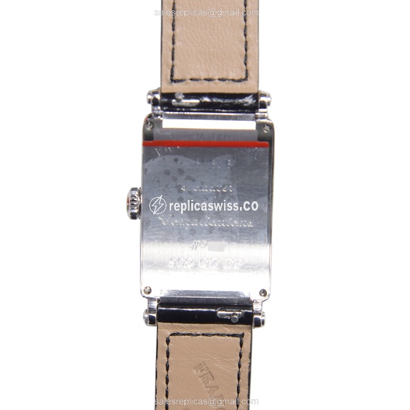 Franck Muller LONG ISLAND Quartz - Diamonds - Silver Dial - Buckle Clasp - View 3