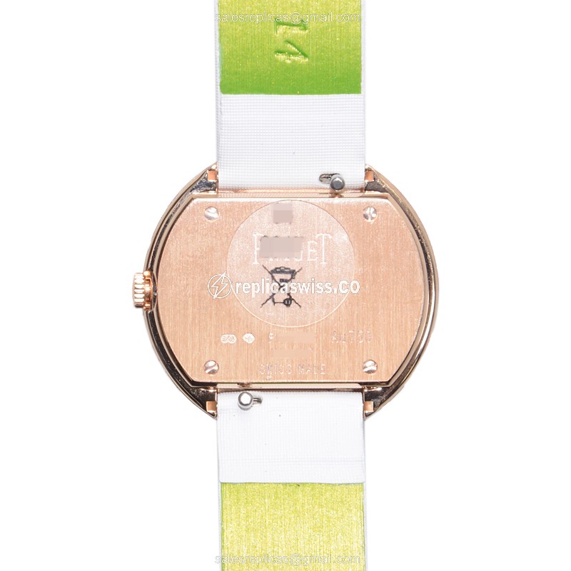 Piaget POSSESSION Replica - Quartz - 18kt Rose Gold - Diamonds - White Dial - View 3