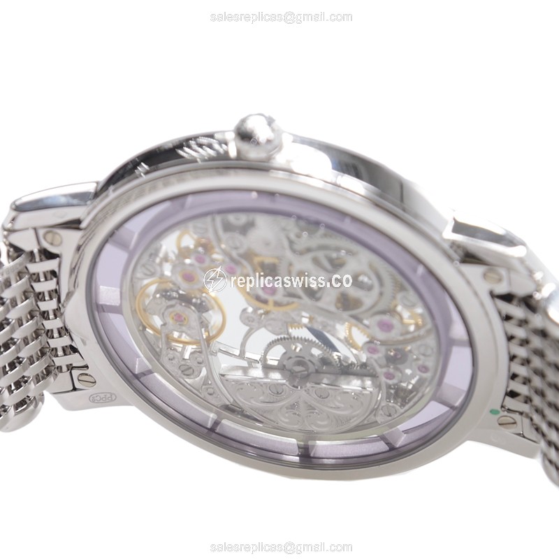 Patek Philippe 5180/1G-001 - Automatic - 18kt Gold Case - Silver Dial - Silver Strap - View 4