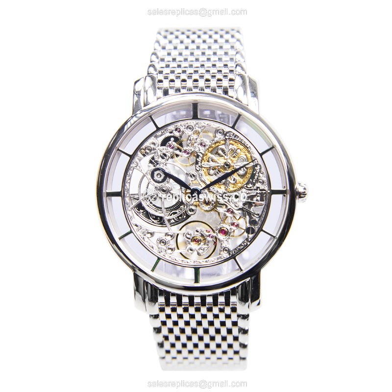 Patek Philippe 5180/1G-001 - Automatic - 18kt Gold Case - Silver Dial - Silver Strap - View 2