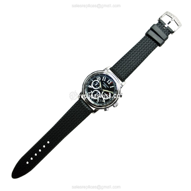 Chopard MILLE MIGLIA GT XL Automatic - Black Dial - Rubber Strap - Buckle Clasp - View 2