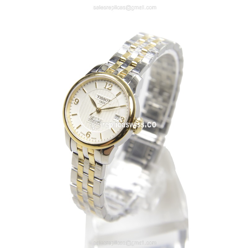 Rolex T-Classic Replica - Automatic - Steel Case - White Dial - Silver Strap - View 3