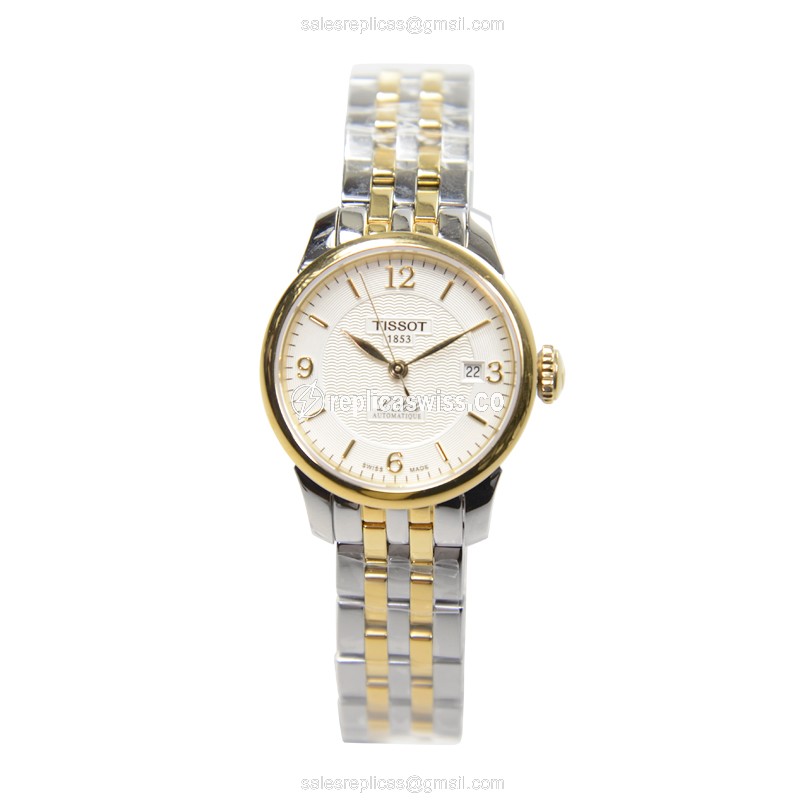 Rolex T-Classic Replica - Automatic - Steel Case - White Dial - Silver Strap - View 2