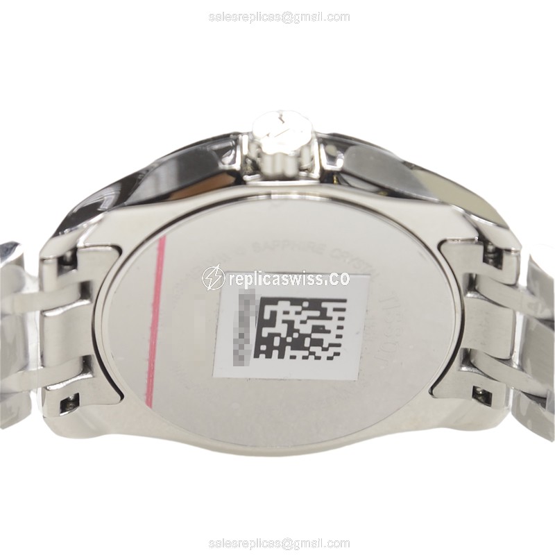Tissot T-CLASSIC Replica - Quartz - Stainless Steel - Black Dial - Silver Steel Band - View 3