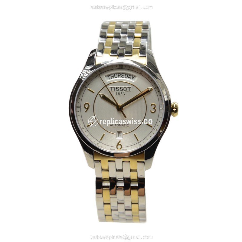 Rolex T-CLASSIC Replica - Automatic - Stainless Steel - Silver Dial - Steel Bracelet - View 2
