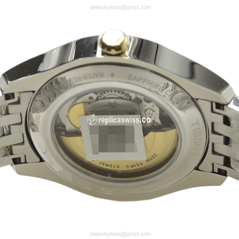 Rolex T-CLASSIC Replica - Automatic - Stainless Steel - Silver Dial - Steel Bracelet - View 4